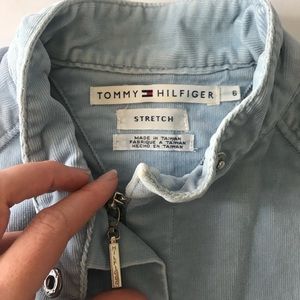 !! Vintage Tommy Hilfiger Corduroy Moto Jacket !!